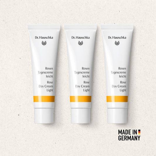 Dr.Hauschka 德國世家博士玫瑰舒緩霜 | Rose Day Cream Light [ 3PC | 3 支裝 ]
